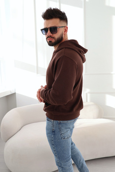 Bluza męska BG Ozzy | gorzka czekolada