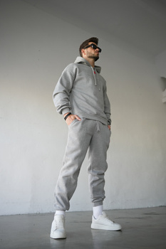 DRES MĘSKI BG FLOW | SZARY MELANŻ