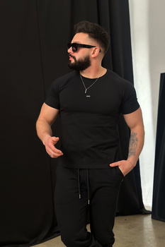 T-SHIRT MĘSKI BG BLADE | CZARNY