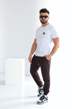 Spodnie męskie BG Brand | gorzka czekolada