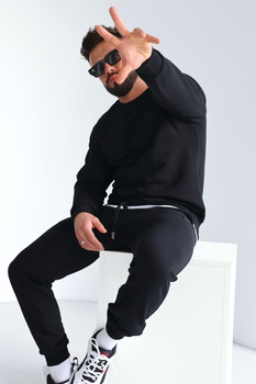 Bluza męska BG Basic | czarny-czarny