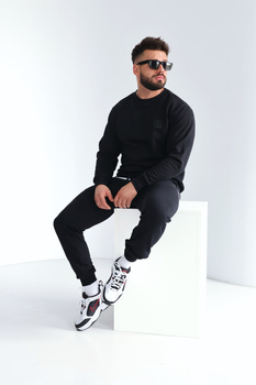 Spodnie męskie BG Brand | czarny-czarny