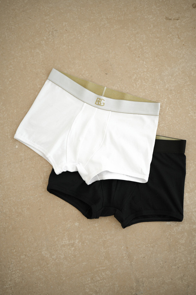 BOKSERKI MĘSKIE BG GOLDEN | 2PAK (BIAŁY, CZARNY)