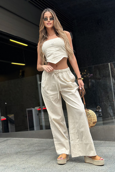 SPODNIE DAMSKIE BG FREE | BEŻ