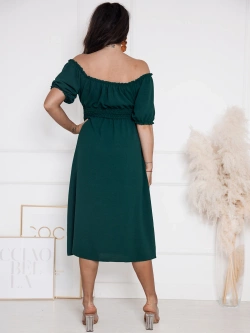 Sukienka hiszpanka midi z rozcięciem Ida