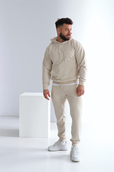 BLUZA MĘSKA BG KANGOO | JASNY BEŻ