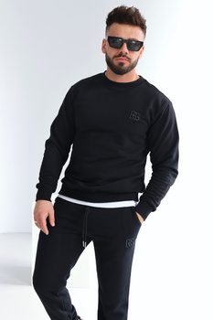 Bluza męska BG Basic | czarny-czarny