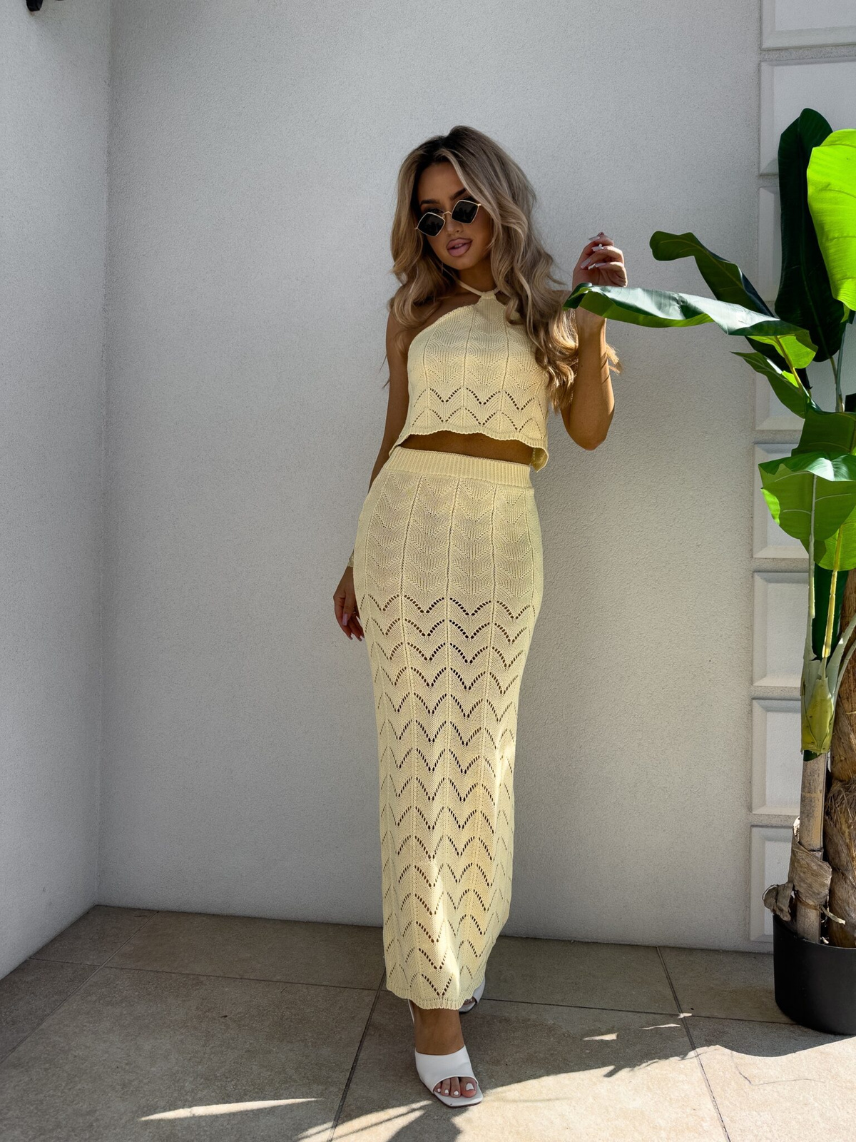 Komplet MARBELLA - bananowy