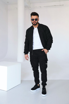 Spodnie męskie BG Salvatore | czarny