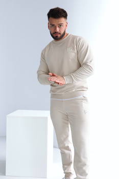 Bluza męska BG Basic | jasny beż