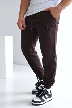 Spodnie męskie BG Brand | gorzka czekolada