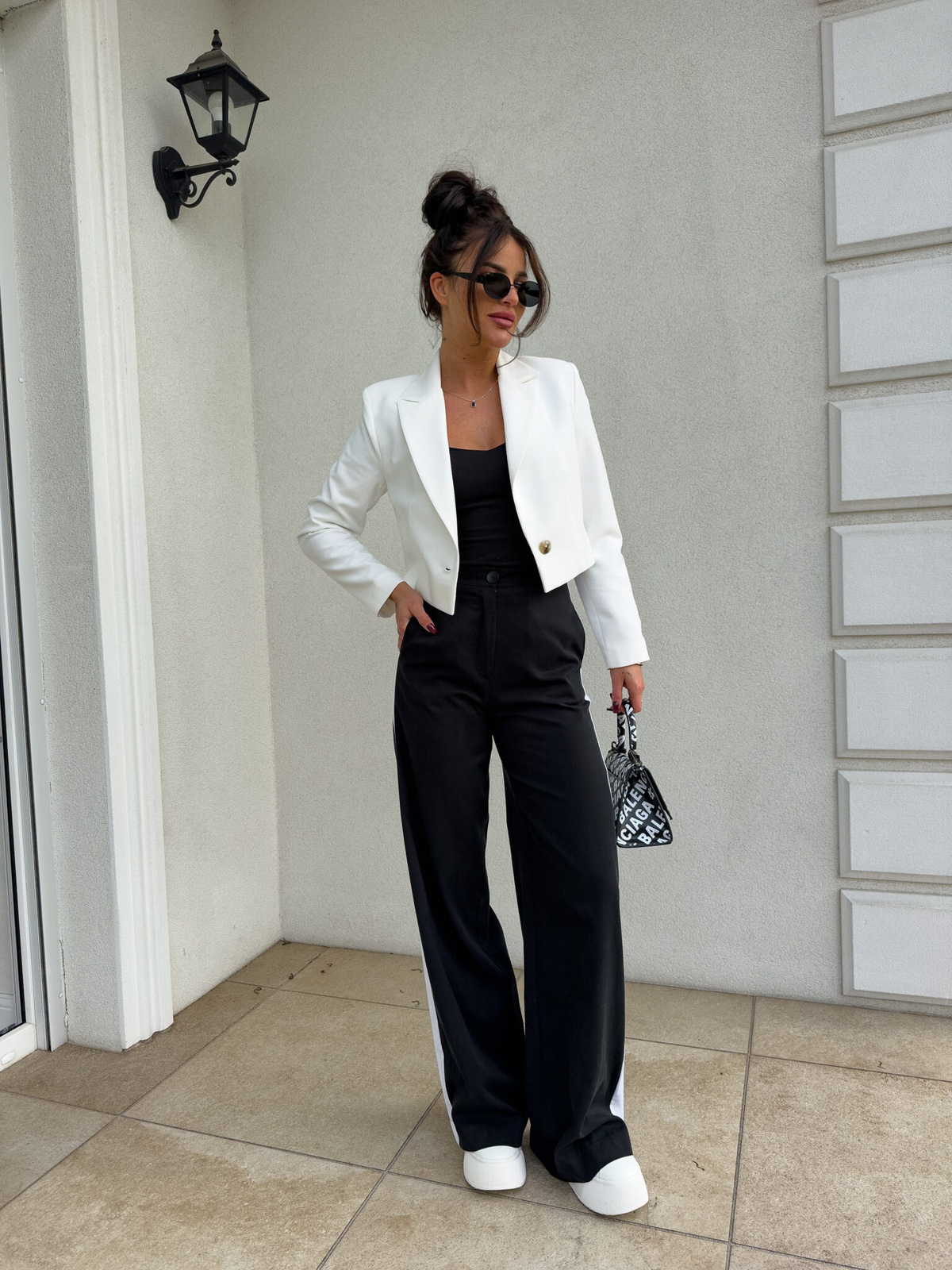 Marynarka SLIM - ecru