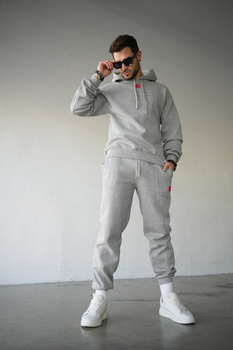 DRES MĘSKI BG FLOW | SZARY MELANŻ