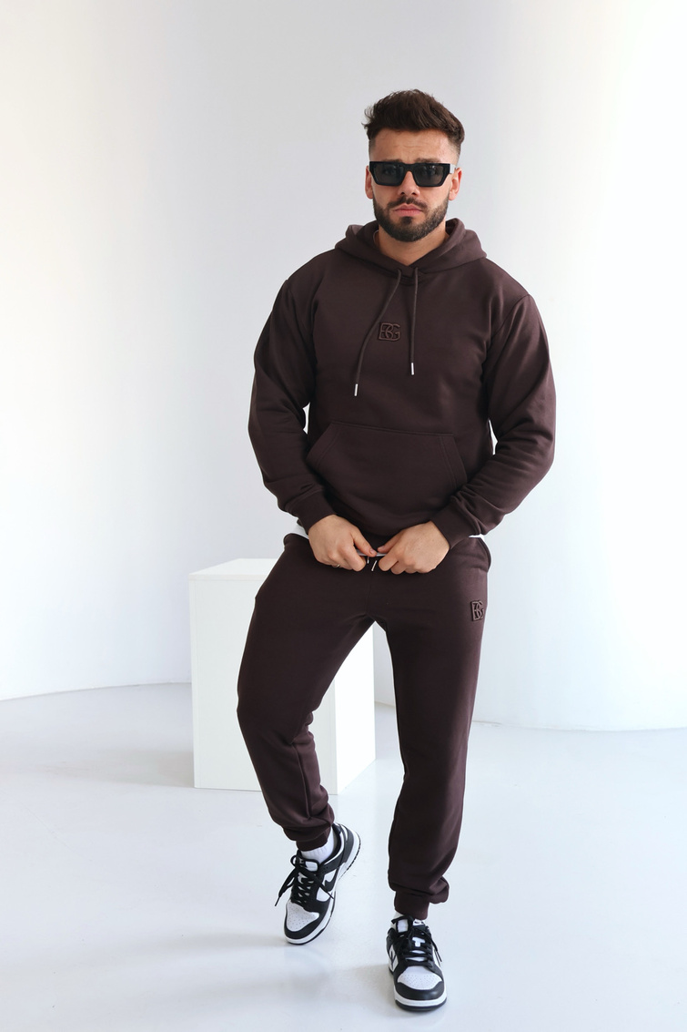 Bluza męska BG Kangoo | gorzka czekolada