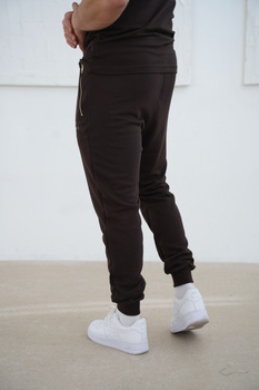 Spodnie męskie BG Awake | gorzka czekolada