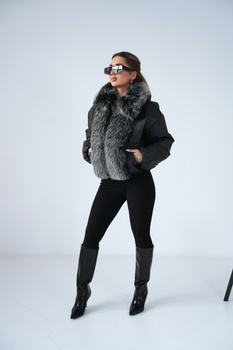 Kurtka damska BG Luxury | czarny