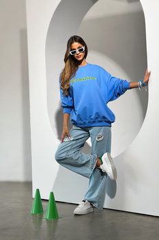 BLUZA DAMSKA BG GIRLS | NIEBIESKI