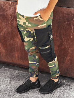 Spodnie męskie joggery moro 11145AZE