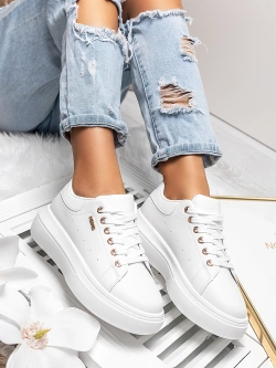 Damskie buty sportowe białe TL601-9