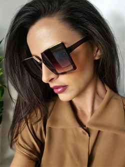 Damskie okulary przeciwsłoneczne brązowe OK50BR