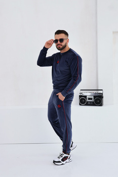 Dres męski BG Aero | granat