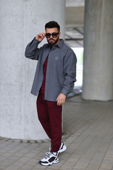 Koszula męska BG Coat | grafit