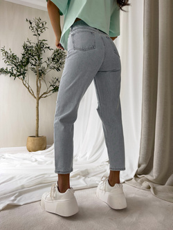 Jeansy MOM FIT HOLES – jeansowe