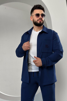 KOSZULA MĘSKA BG LOOP | GRANAT