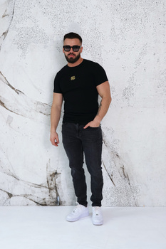 T-Shirt męski BG Pray | czarny