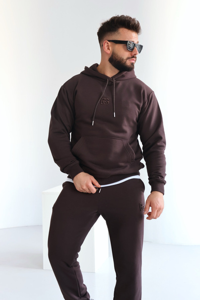 Bluza męska BG Kangoo | gorzka czekolada