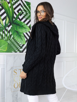 Damski kardigan czarny 4915C