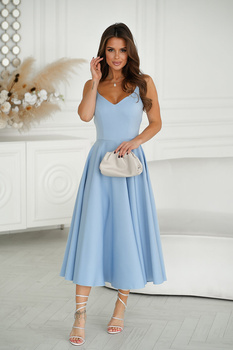 SUKIENKA MIDI NA RAMIĄCZKACH ZIELONA