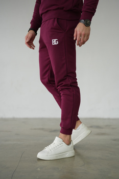 SPODNIE MĘSKIE BG BRAND | BORDOWY