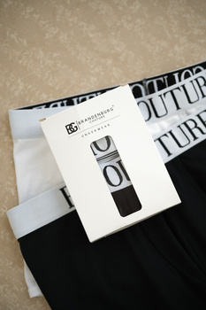 BOKSERKI MĘSKIE BG MONSTER | 2PAK (BIAŁY, CZARNY)