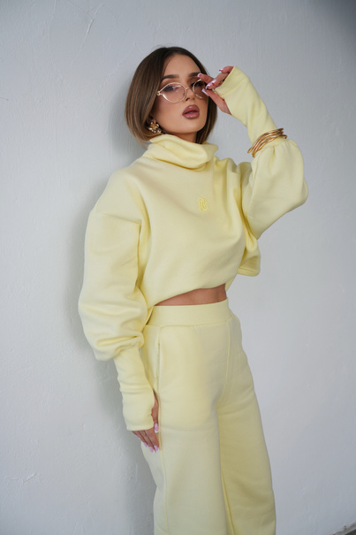 Komplet dresowy damski BG Neris | masełko