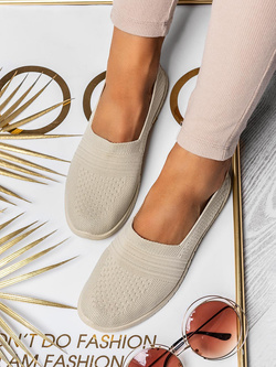 Damskie beżowe buty sportowe DD218-8
