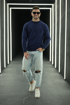 SWETER MĘSKI BG FIGHT | GRANAT