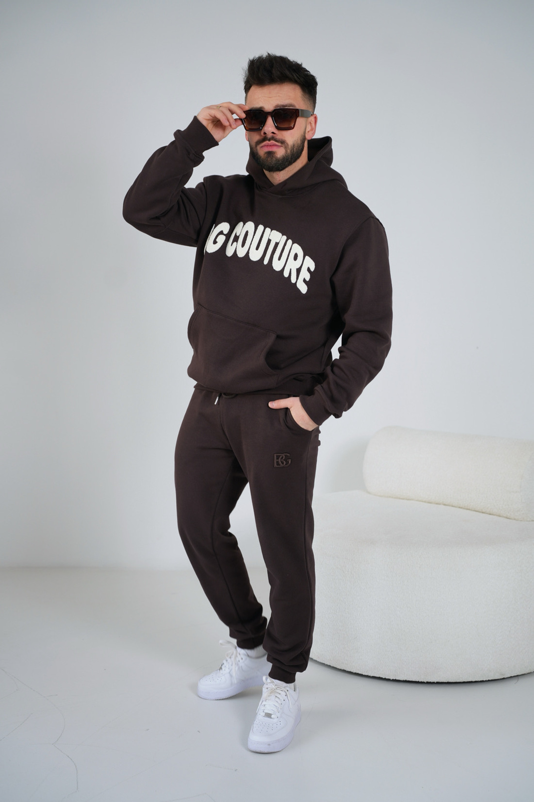 Bluza męska BG Tokio | gorzka czekolada