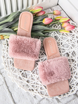 Damskie różowe klapki ST-31R