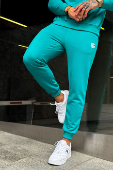 SPODNIE MĘSKIE BG BRAND | SZMARAGDOWY