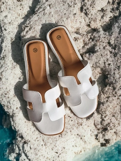 Klapki damskie białe WS9050-9