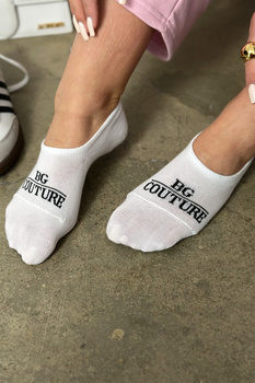 SKARPETY - STOPKI BG MICRO | BIAŁY