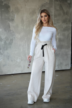 BLUZKA DAMSKA BG MERCI BRANDENBURG COUTURE | BIAŁY