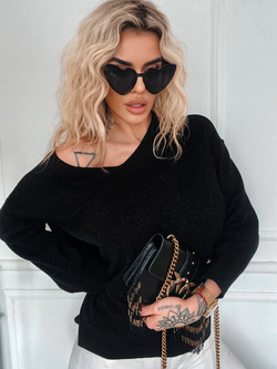 Damski sweter czarny 82227C