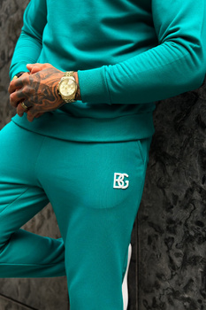 BLUZA MĘSKA BG BASIC | SZMARAGDOWY