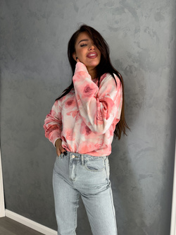 Bluza MARC print – peach