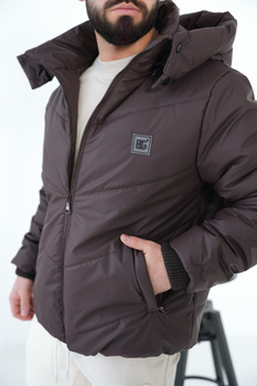 Kurtka męska BG Winter | gorzka czekolada