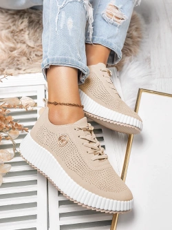 Damskie buty sportowe beżowe TL550-8