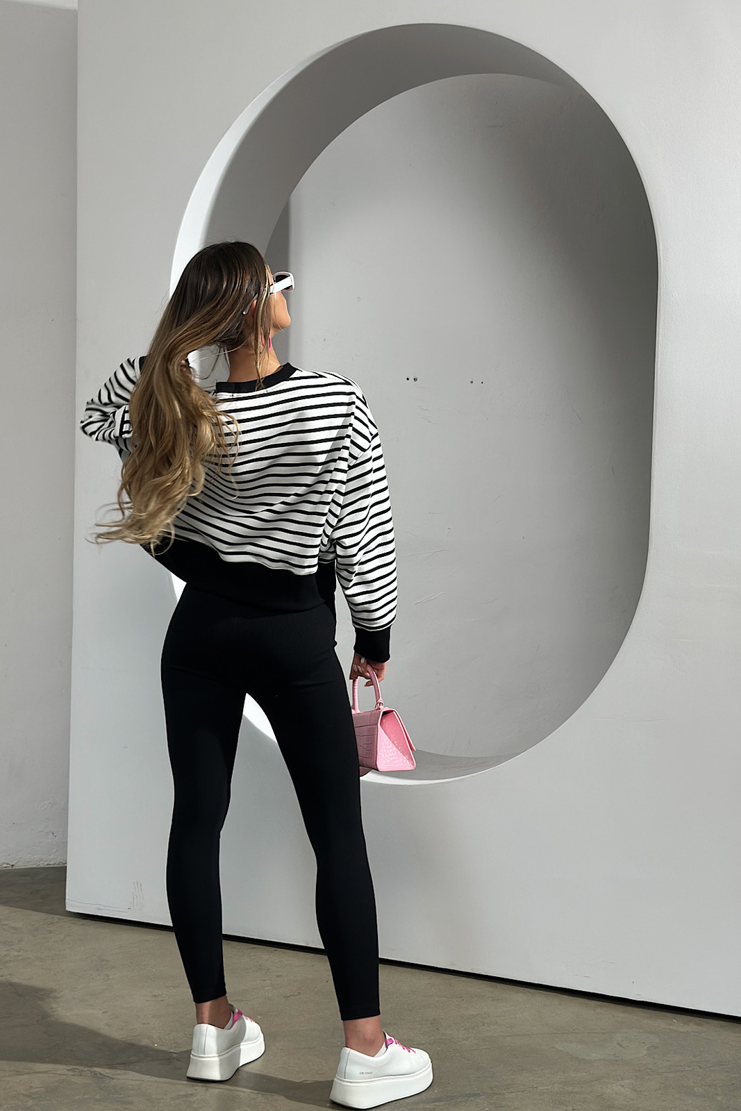 LEGGINSY DAMSKIE BG FIT ME | CZARNY