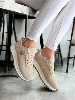 Damskie buty sportowe beżowe TL259-10